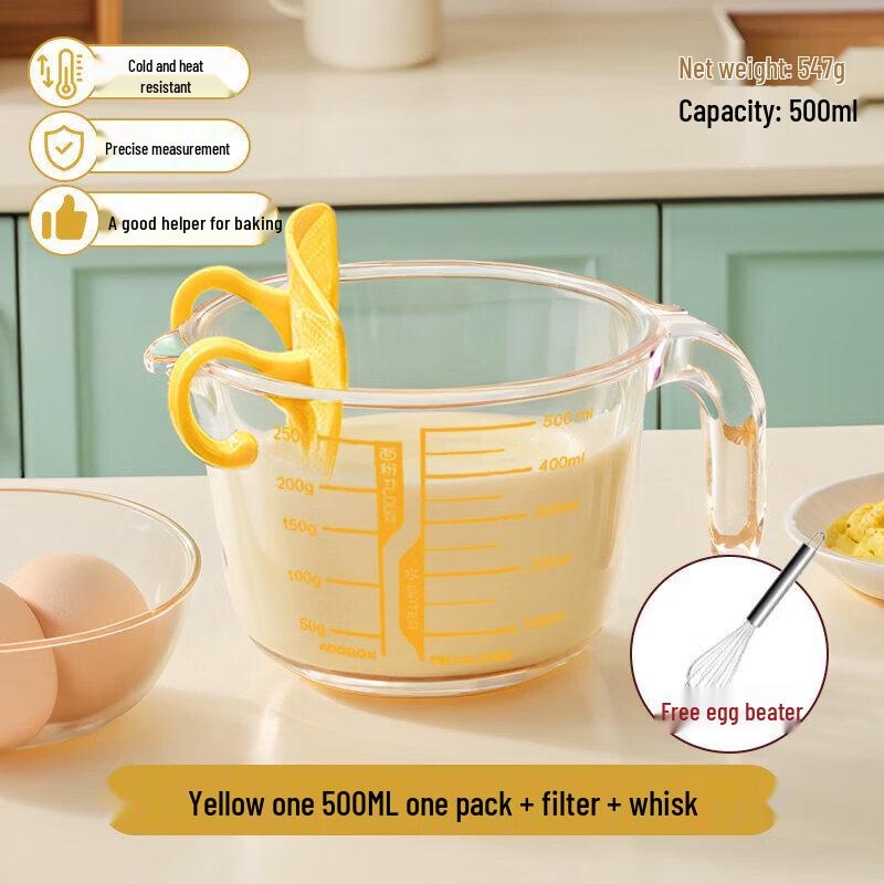 ZISIZ Food Grade Glass Measuring Cup
