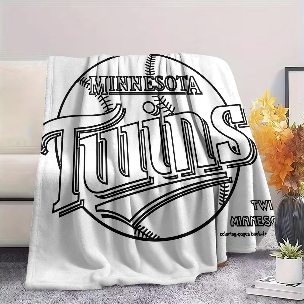 1 Stück LG Twins Print Flanelldecke, Hohe Qualität, Bequem für alle Jahreszeiten, Heimdekoration, Wärme und Komfort