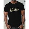 Men's Casual Short Sleeve T-Shirt,  Print, Summer  Tee, Regular Fit, Stretch Knit Fabric, Crew Neck, Adult Size
