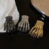 Skeleton Hair Clip Small Hair Claw Clip Fashion Cool Adornment Catch Princess Barrettes Hair Styling Tool Ornaments