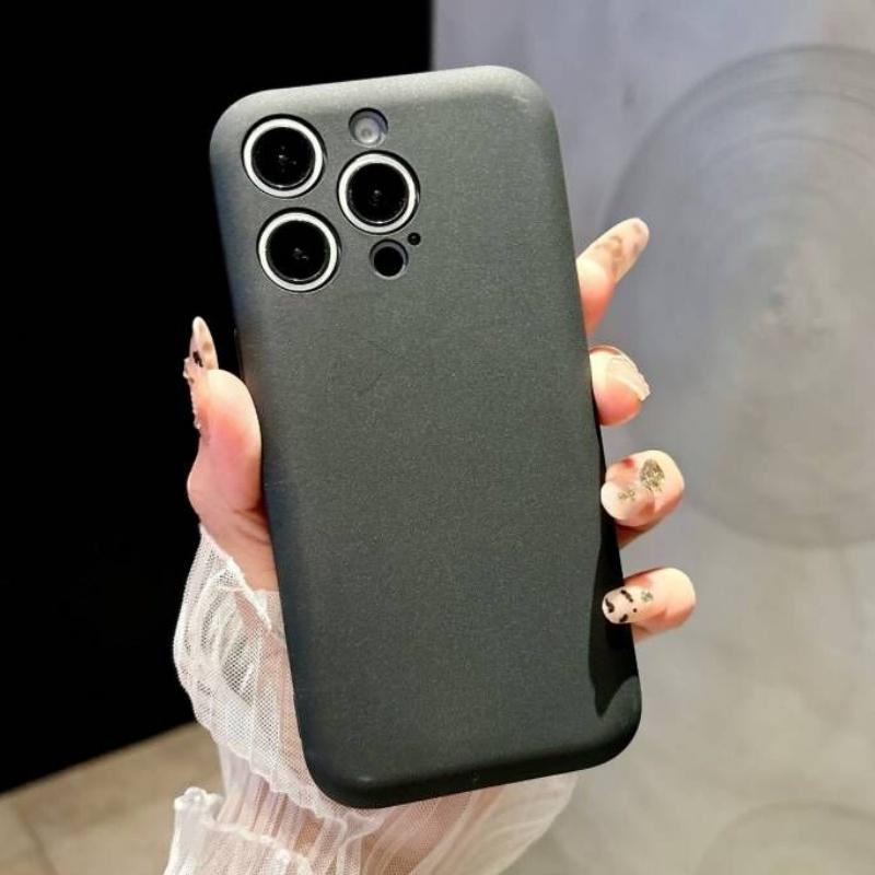 Matowe Silikonowe Płynne Miękkie Etui na Telefon w Kształcie Kostki Mydła Dla iPhone 16 15 14 Plus 13 12 Pro Max 11 Gładkie Odporne na Wstrząsy Pokrowiec