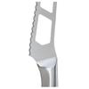 Couteau à fromage - Grand luxe - Lame ajourée - Acier inoxydable - 26.5 cm