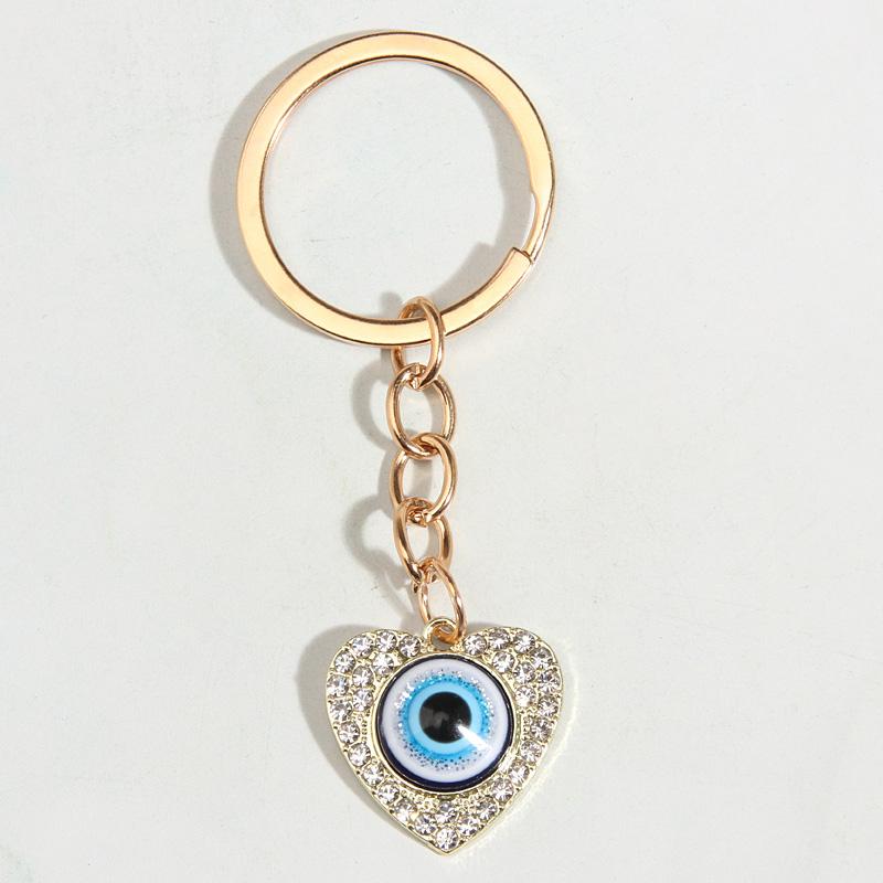 Punk Enamel Hollow Eye Eyeball Key Chains For Women Men Accessorie Car Keys DIY Handmade Jewelry Gifts Bag Charm