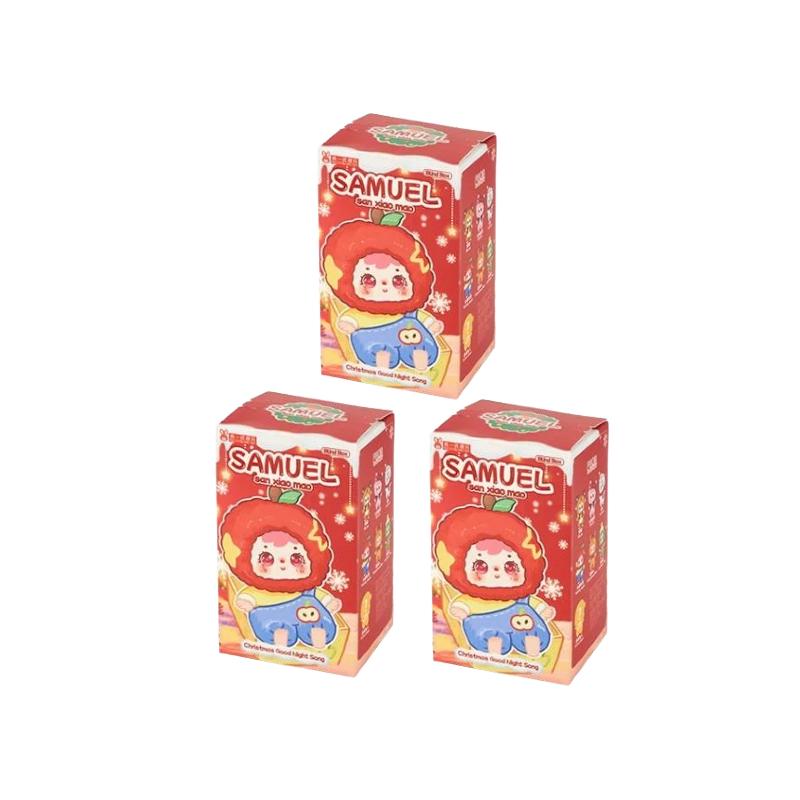 Samuel Christmas Lullaby Series Blind Box Trendy Toy Cute Plush Doll Keychain Bag Charm Christmas Gift For Girls & Women