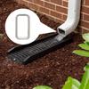 Downspout Gutter Guard 2 Pieces Gutter Protection Covers Non-clogging Rubber Protector Pipe Accessories Spout For House