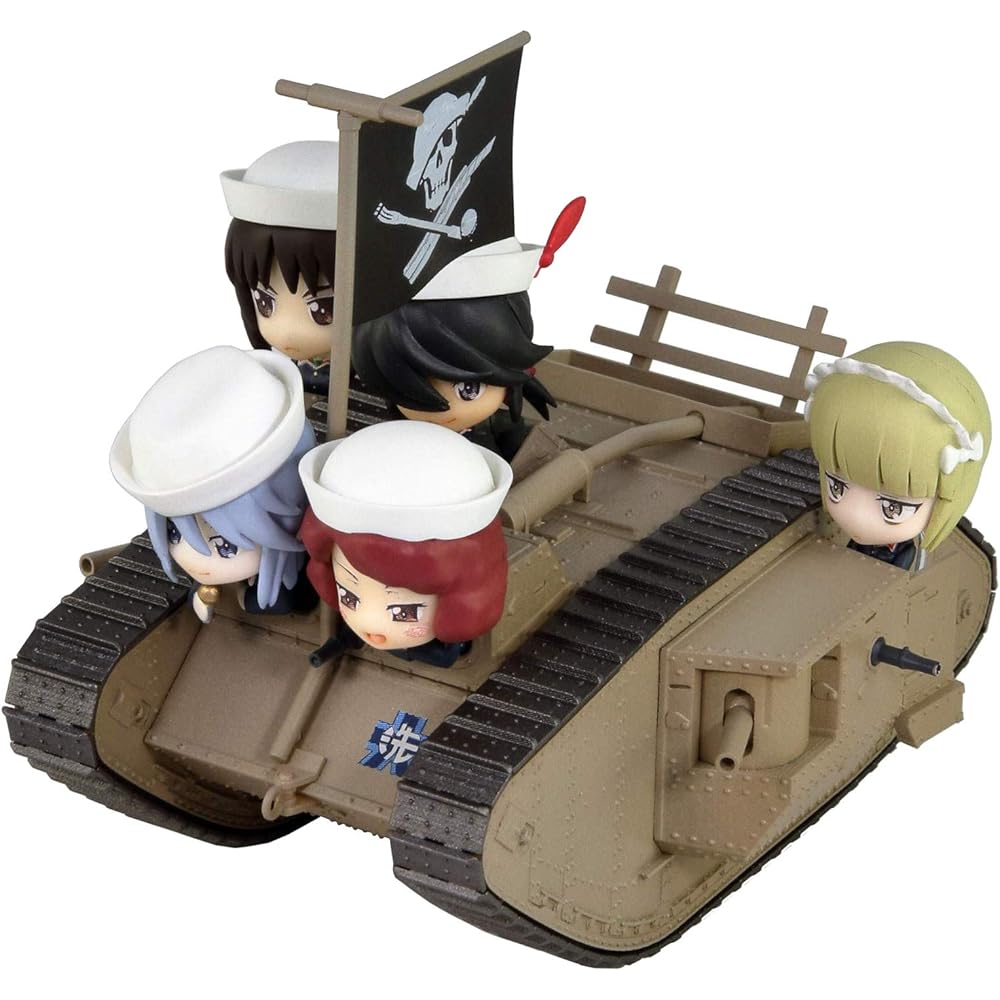 

Пара.дот Дівчата та Танк Курфюрст Mk.IV Фінальна Глава Кінцівка Ver. з 5 фігурками команди Акул, Попередньо розфарбовані, PD83