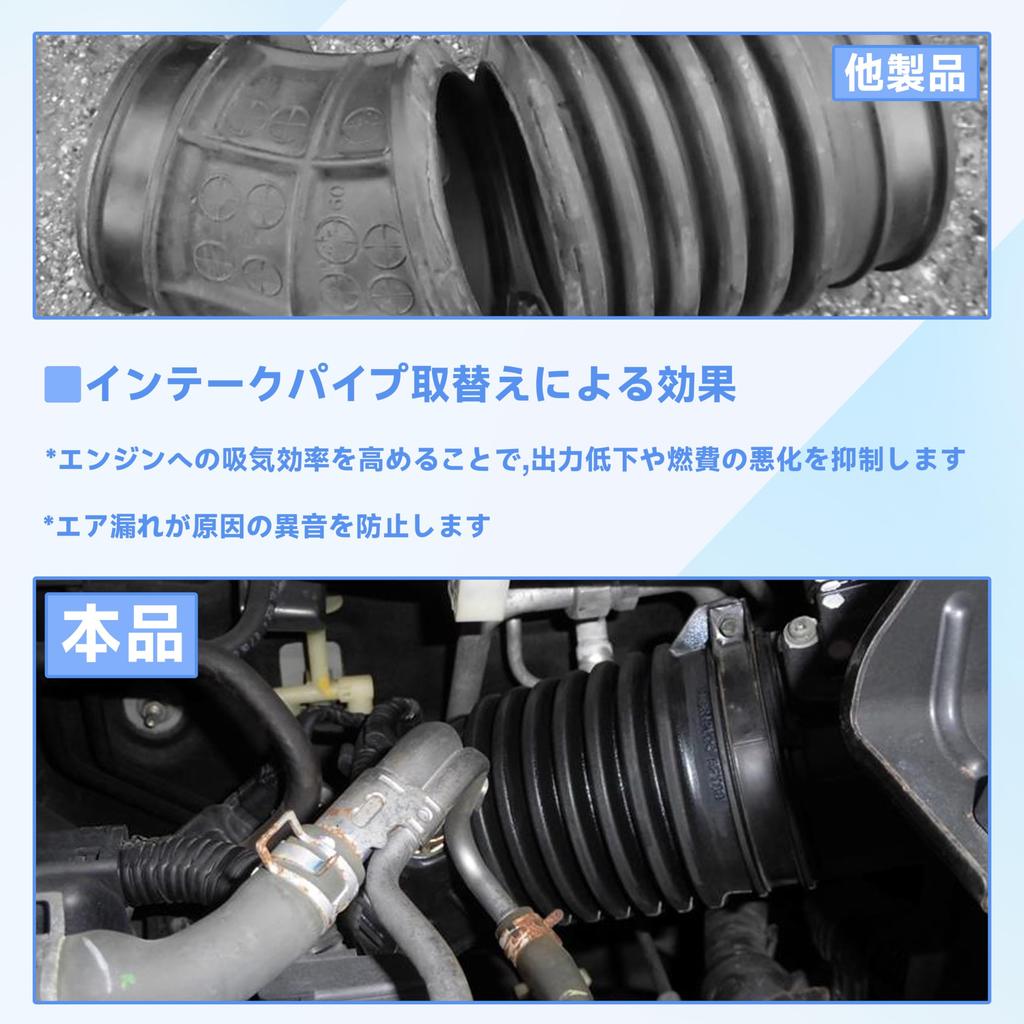 Foefen Intake Hose with Clamp Dedicated Airflow Tube Air Cleaner Hose for Honda Stepwgn RK1 RK2 RK3 RK4 RK5 RK6 RK7 Compatible with OEM Part Number