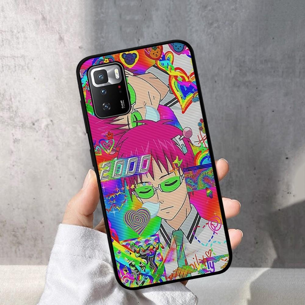 Saiki Kusuo No Psi Nan Phone Case For Redmi Note 4 X 5 A 6 7 8 T 9 9S 10 11 11S 11Epro Poco M3 Pro