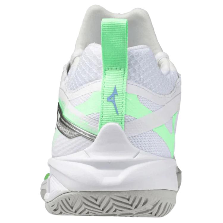 Mizuno Wave Claw Neo 3 Wide White Light Green Unisex Sneakers 71GA247315