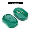 CHAHUA Portable Military Green Two-Layer Soap Box