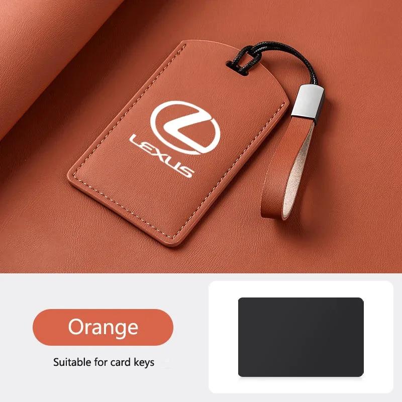Leather Car Card Remote Control Key Case Cover Protect Holder Shell For Lexus F Sport ES LM GS IS NX RX LX LS RX300 Accessories