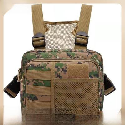 Camouflage Tactical Running Vest Chest Bag - Functional & Trendy Backpack