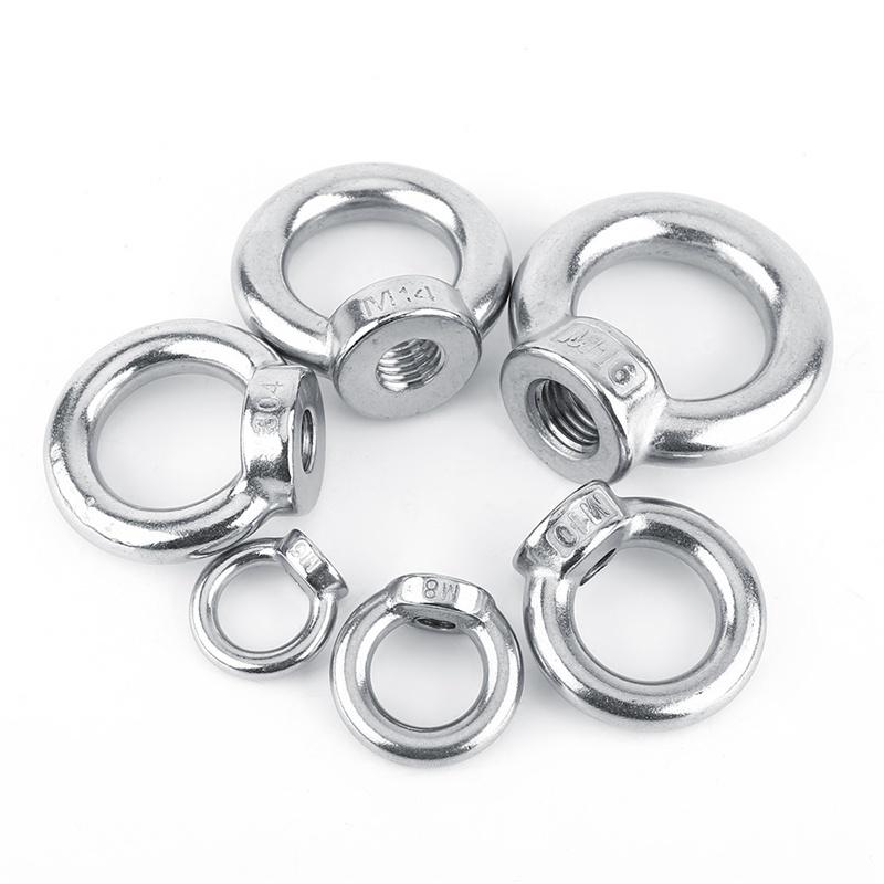 M6-M 16 DIN582 Stainless Steel SS304 Lifting Eye Nuts Fastener for Cable Rope 1pc M10 Stainless Steel Eye Nuts M6-M 16 DIN582 Stainless Steel SS304 Lifting Eye Nuts Fastener for Cable Rope 1pc M10 Stainless Steel Eye Nuts