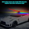8 LED 40W 12-24V Magnetisch montiertes Auto Dach Stroboskop Notwarnung Blinklicht Rot & Blau