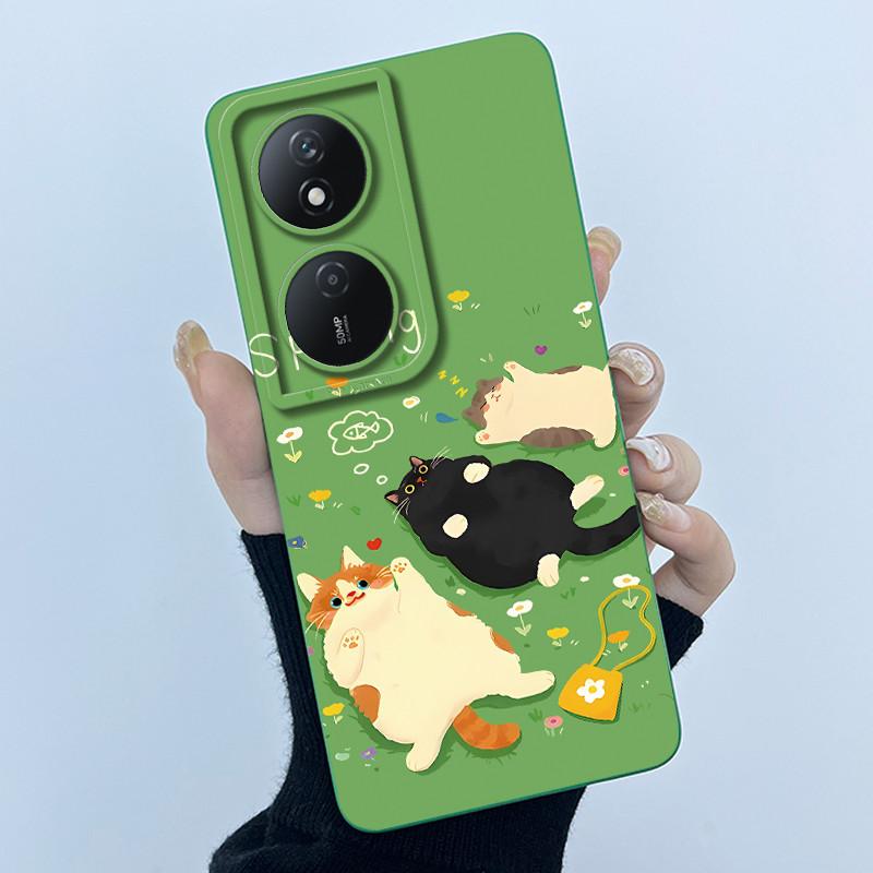 Case For Honor X7B X7 X7A Cute Panda Sweet Girls Cats Silicone Soft Cover Phone Camera Protection Casing Anti-Scratch Bumper