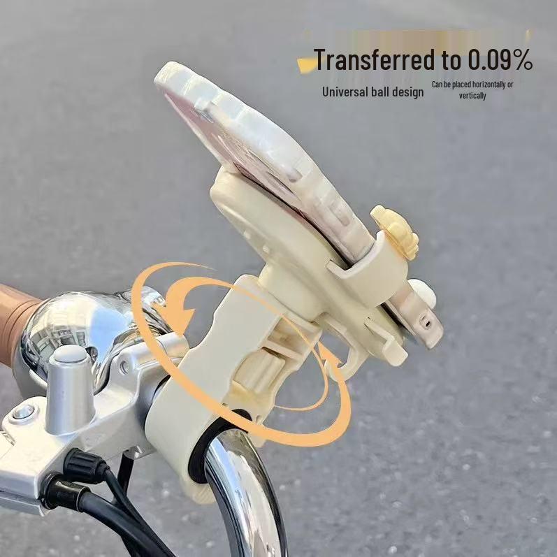 Cartoon Cute Shockproof Anti-shake Mobile Phone Mount for Electric Scooter/Bike