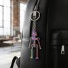 Metal Robot Keychain Vintage Movable Joints Screw Robot Key Ring Pendant