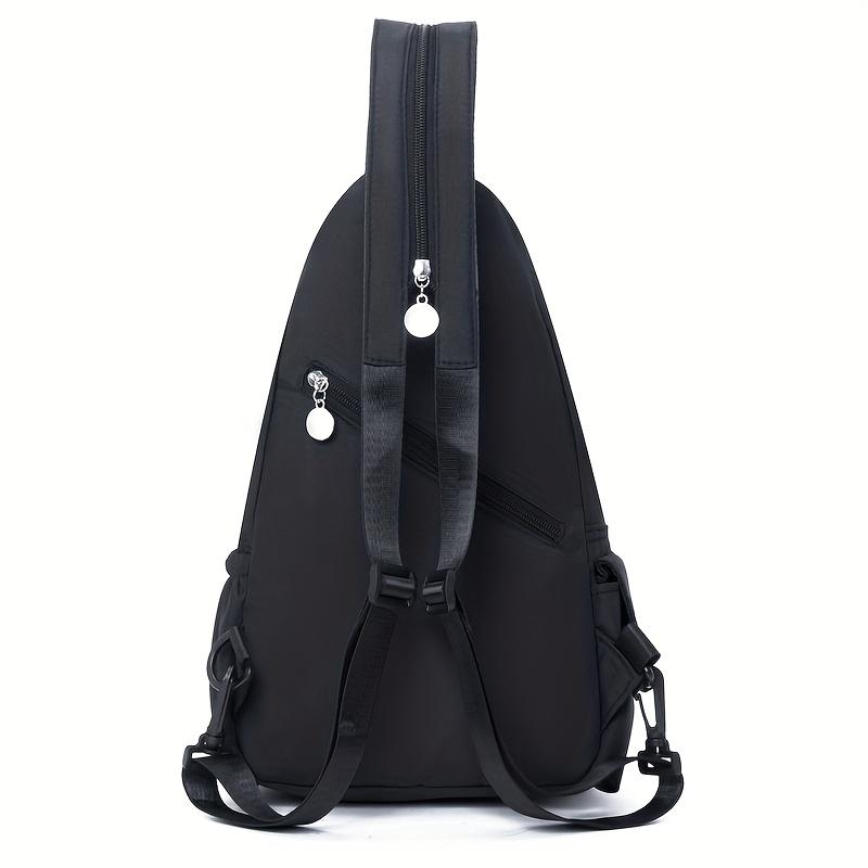 Korean Version Of Nylon Fabric Fashion Trend Simple Casual Women Chest Bag With Large Capacity Multi-Functional Backpack