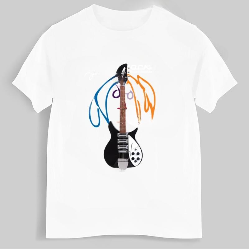 

Cheavyweight уличная одежда аниме одежда новое поступление мужская футболка Rickenbacke гитара большой размер Homme черная футболка мужские топы футболки M