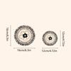 Retro Coaster Waterproof Round Dining Table Mat Oil Proof Plate Pad Water Cup Pad Home Decor Desktop Insulation Heat Pot Mat