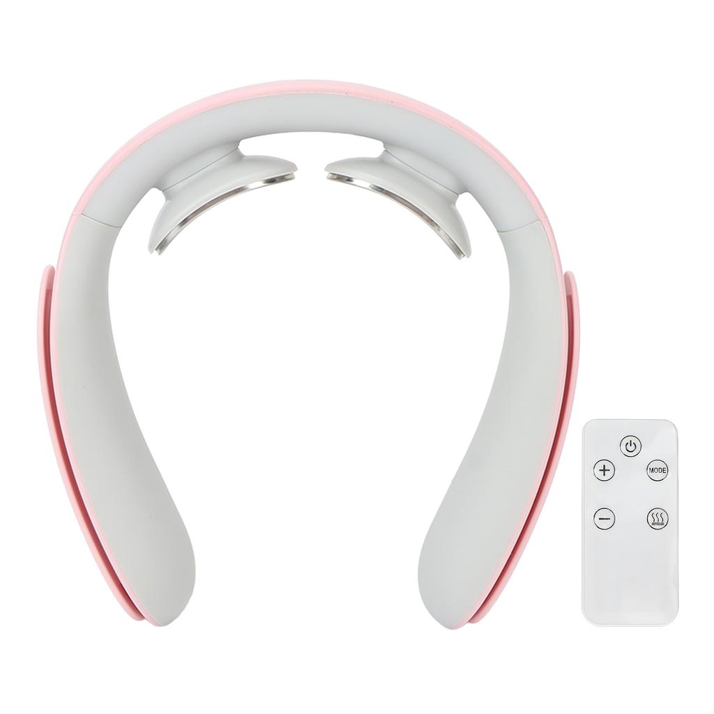 Electric Neck Massager Cordless USB Rechargeable Hot Compress Vibration Neck Relax Massage Machine