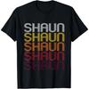 Shaun Retro Wordmark Pattern - Vintage Style T-shirt(1)