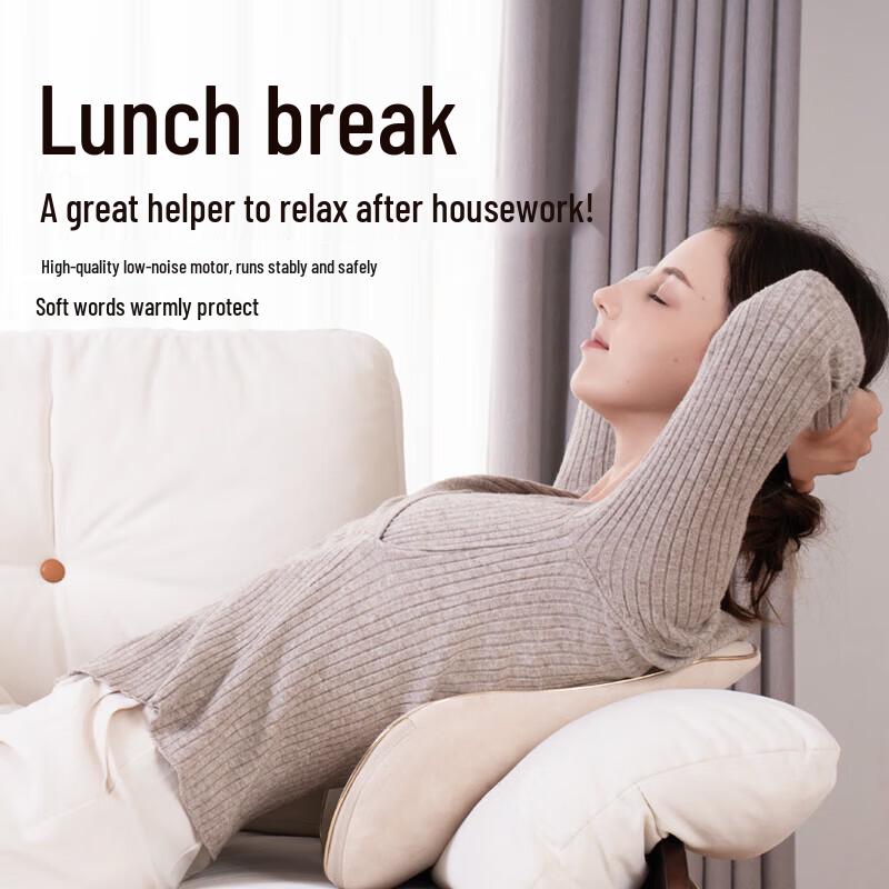 WayourCare Lumbar Massage Cushion with Heat Therapy CN plug (adapter included)