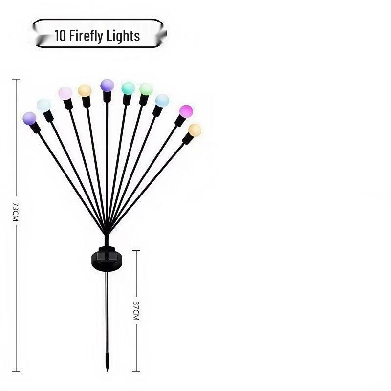 Solar Firefly Garden Swaying Lights