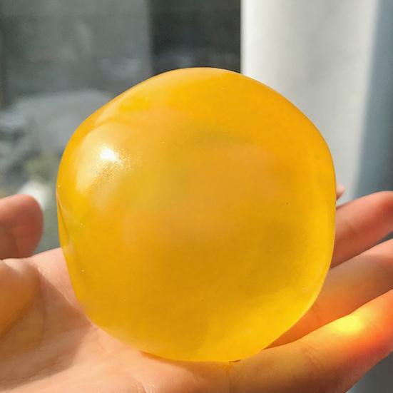 Moonlight Glow Squeeze Toy Soft Stress Relief Pinch Ball for Kids 6+ Translucent Ultra-Soft Healing Touch Sensory Toy for Relaxation And Focus