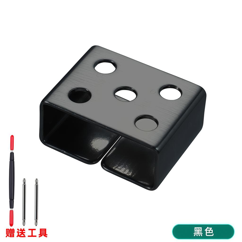 Silicone Strap Metal Ring For SEIKO No.5 Water Ghost Rubber Strap Metal Movable Holder Accessories Stainless Steel Ring 20mm