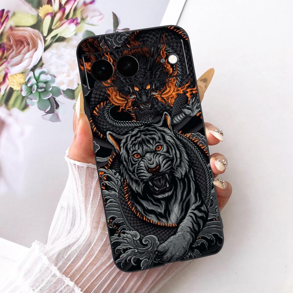 For Google Pixel 7A Case Pixel7 Pro Luxury Flower Butterfly Painted Cover Soft Silicone Case For Google Pixel 7 Pro Pixel7A Bags