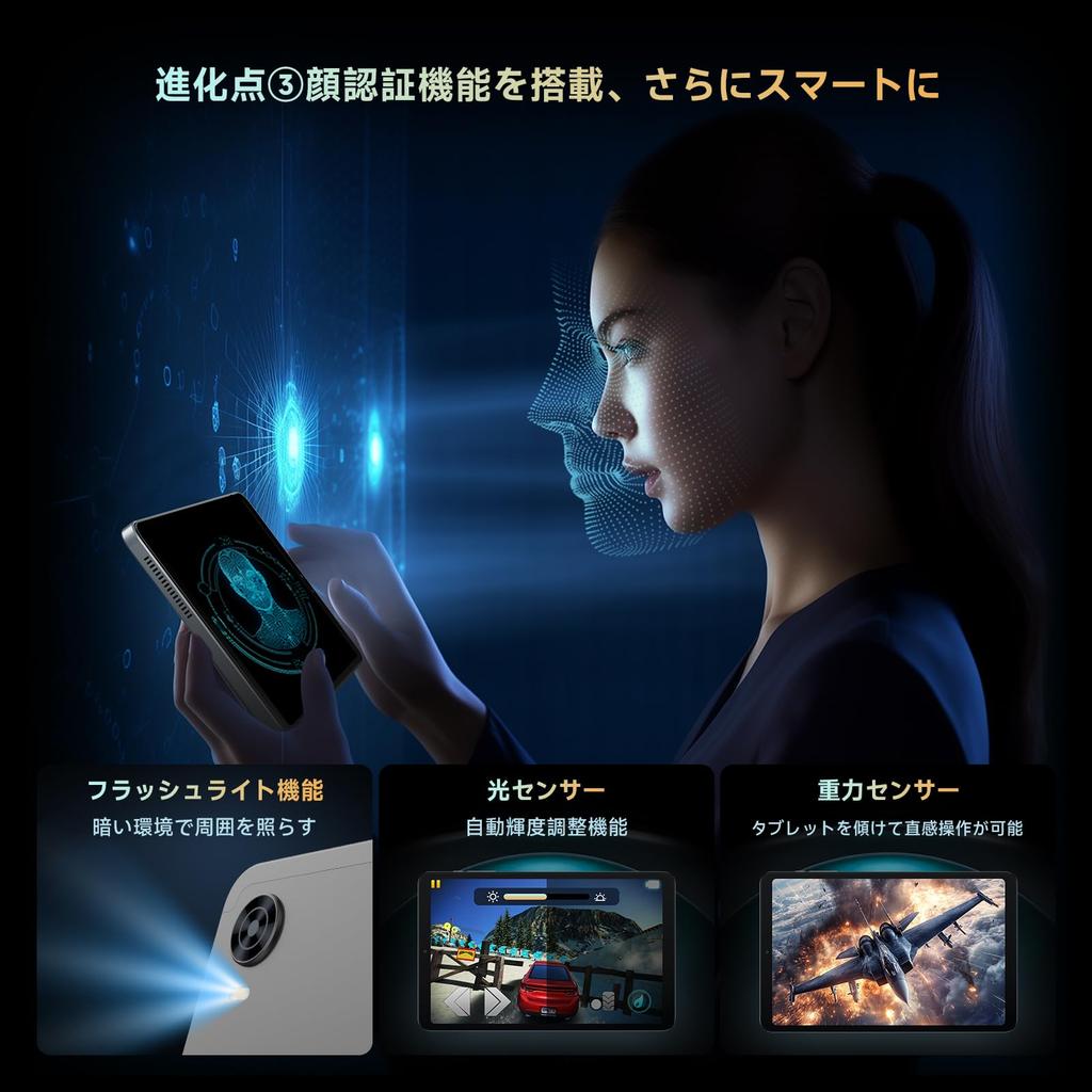 ALLDOCUBE iPlay60 Mini Pro Android 15 Tablet with Face 4G Dual Helio G99 1920x1200 FHD Widevine 6050mAh Gravity Light Auto Brightness Cameras 8.4-inch