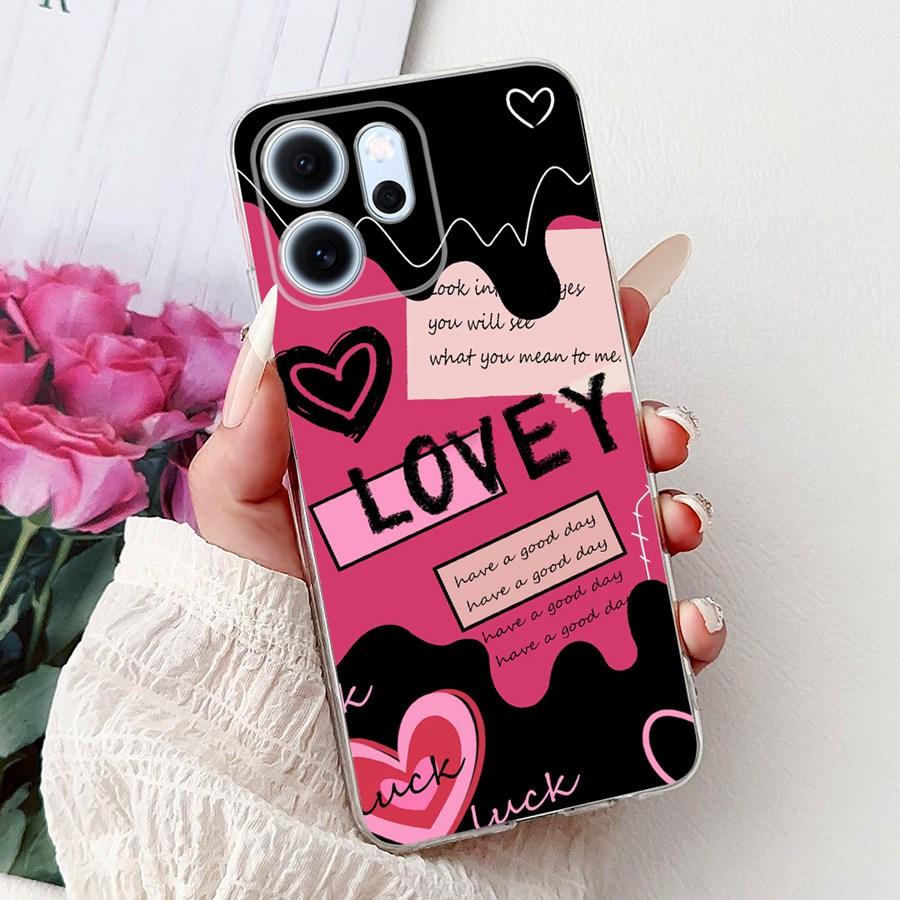 Phone Case For OPPO Reno14 F 5G Capa Soft Silicone New Flower Protective Back Cover For Oppo Reno 14F 14 F CPH2743 Fundas Coque
