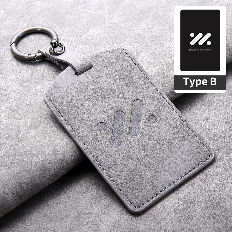 

Sheepskin NFC Car Smart Remote Key Case Full Cover For IM LS7 L7pro LS6 Protector Shell Keychain Keyless Bag Buckle Accessories
