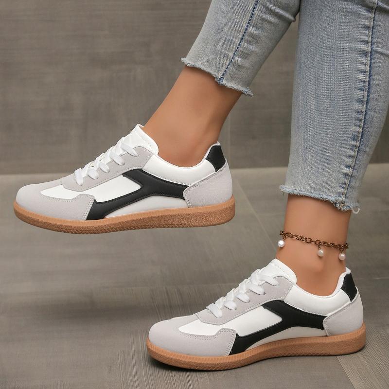 Fashion Fashion Versatile Woman Shoes 2025 Spring New Round Flat Shoe Simple Shallow Mouth Women's Sneaker Anti Slip Womens Casual Shoes