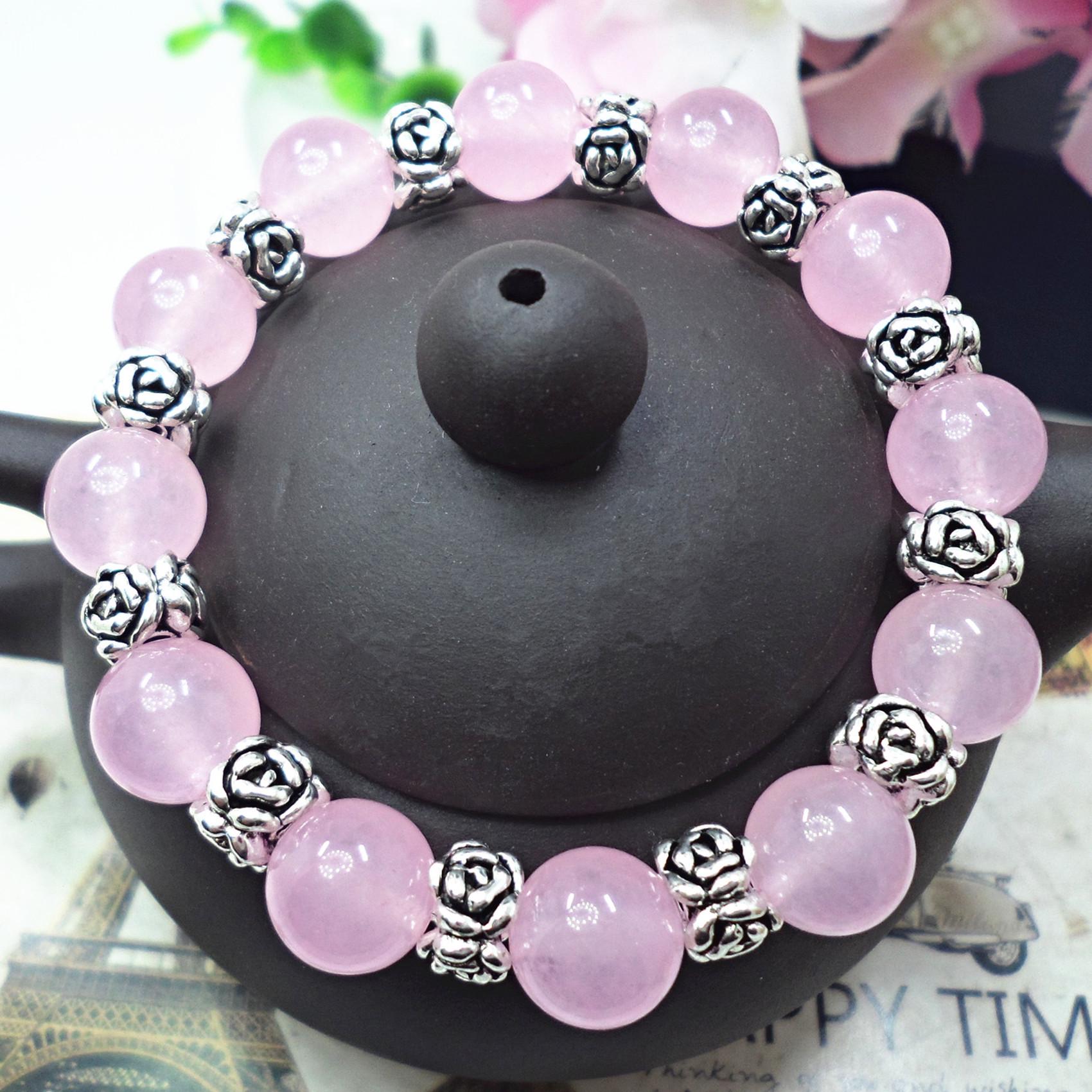 

Браслет из аметиста для женщин - Элегантный аксессуар ручной работы