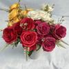 Artificial Rose Flower Greenery For Home Interior And Party Decoration Applications