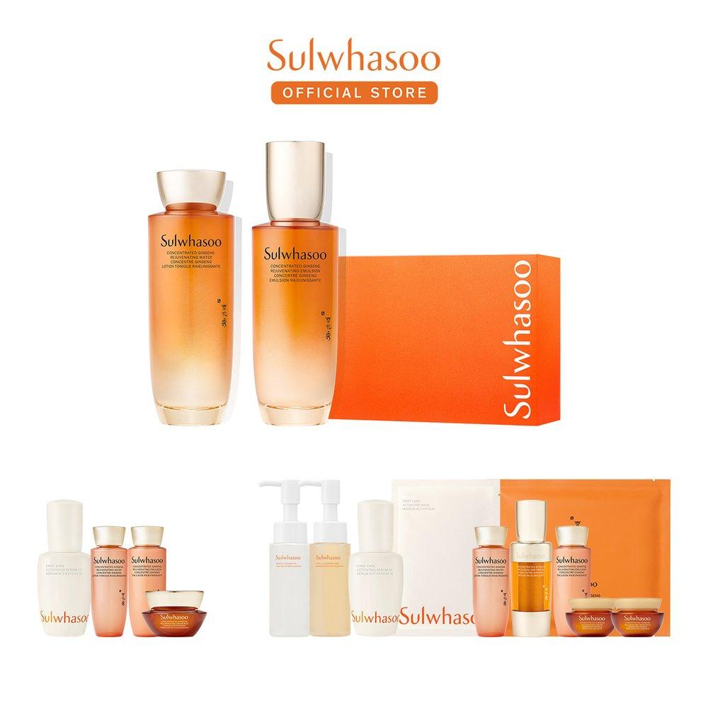 

[Sulwhasoo] Concentrated Ginseng Renewing 2-piece set Concentrated Ginseng Renewing Water 150ml/Concentrated Ginseng Renewing Emulsion 125ml