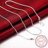 High Quality Fashion Sell Snake Chain 925 Silver Ladies`snake Necklaces Jewelry Gift
