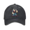 Popeyed the SailorUnisex Retro Cartoon Baseball Caps Fashion Distressed Denim  Headwear Unisex Style Outdoor Fit Hats Cap
