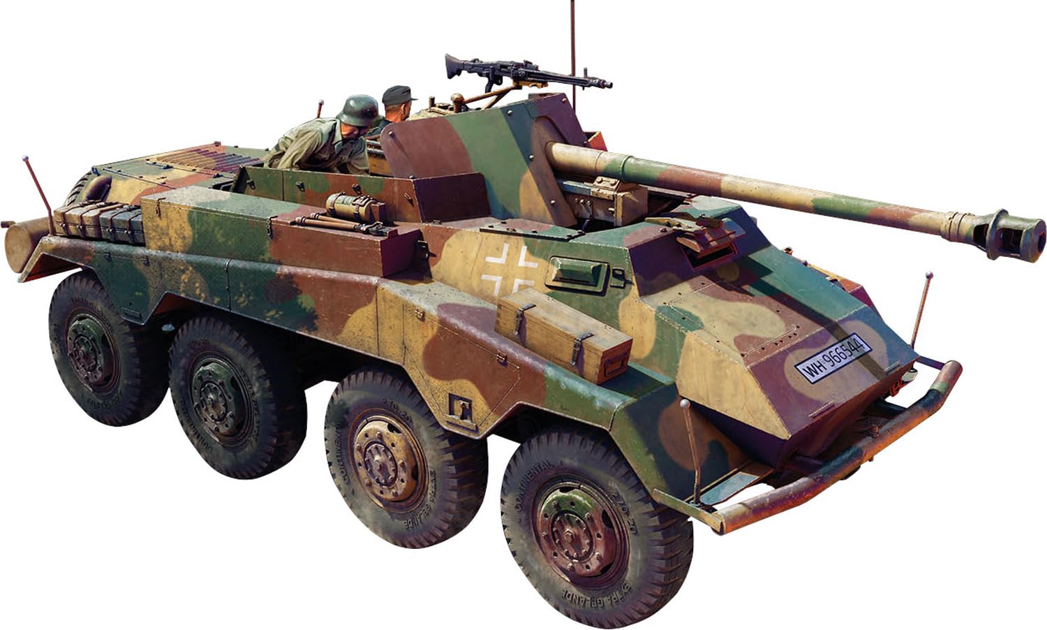 

Пластиковая модель Miniart German Heavy Armored Vehicle Interior Kit MA35427 1/35 Sd.Kfz.234/4 7,5 см