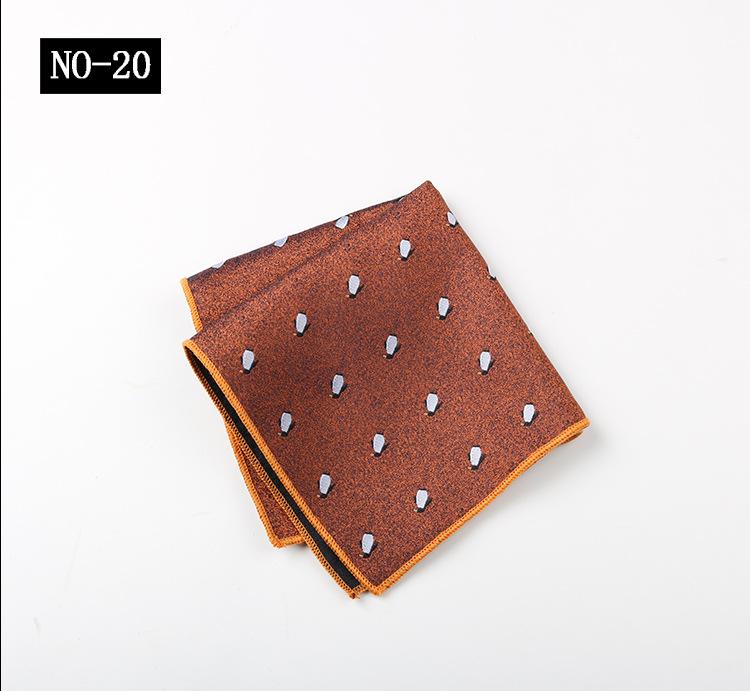 Herren-Taschentuch, Hochzeits-Hochzeits-Bräutigam-Bankett-Zeremonie-Geschäfts-Brusttuch, Kleines quadratisches Tuch, Taschentuch, Hochwertige Polyesterseide