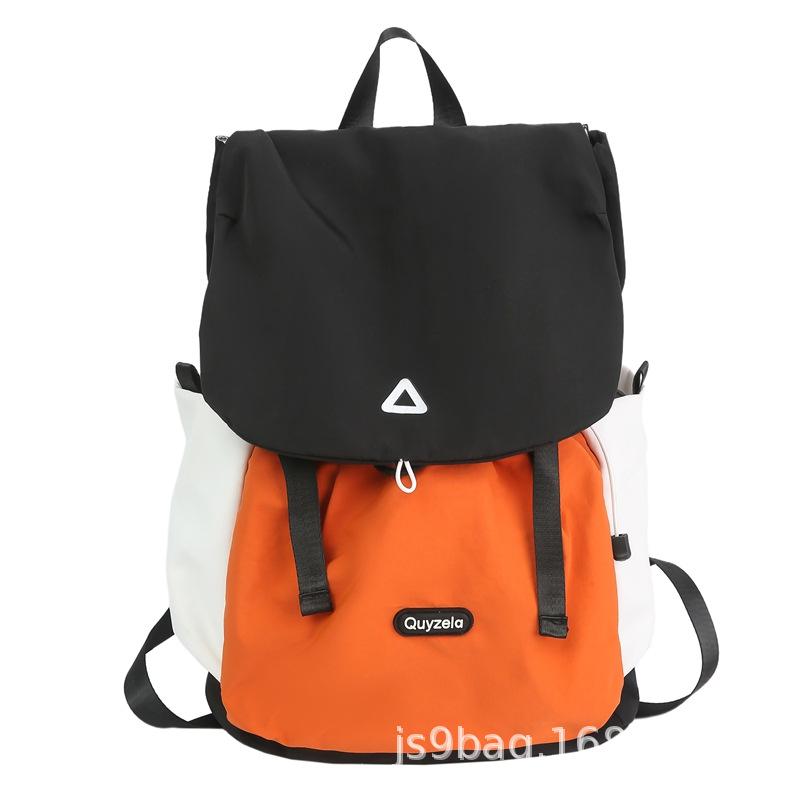 Schoolbag Korean version of the new travel backpack women's lightweight drawstring school bag student backpack commuter computer bag leisure backpack