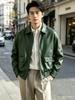 Locomotive Slim Leather Jacket Men's Leather Jacket Large Size Jacket British Fashion Men's PU Leather Jacket New Products