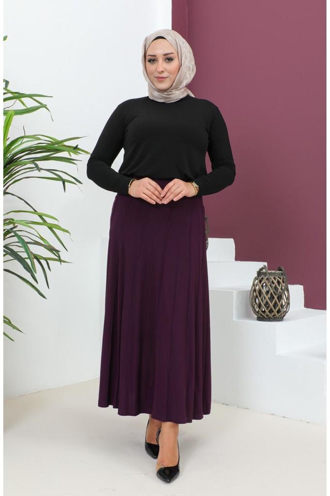 Damenstil Große Größe Rock Übergröße Sandy Çımalı Rock