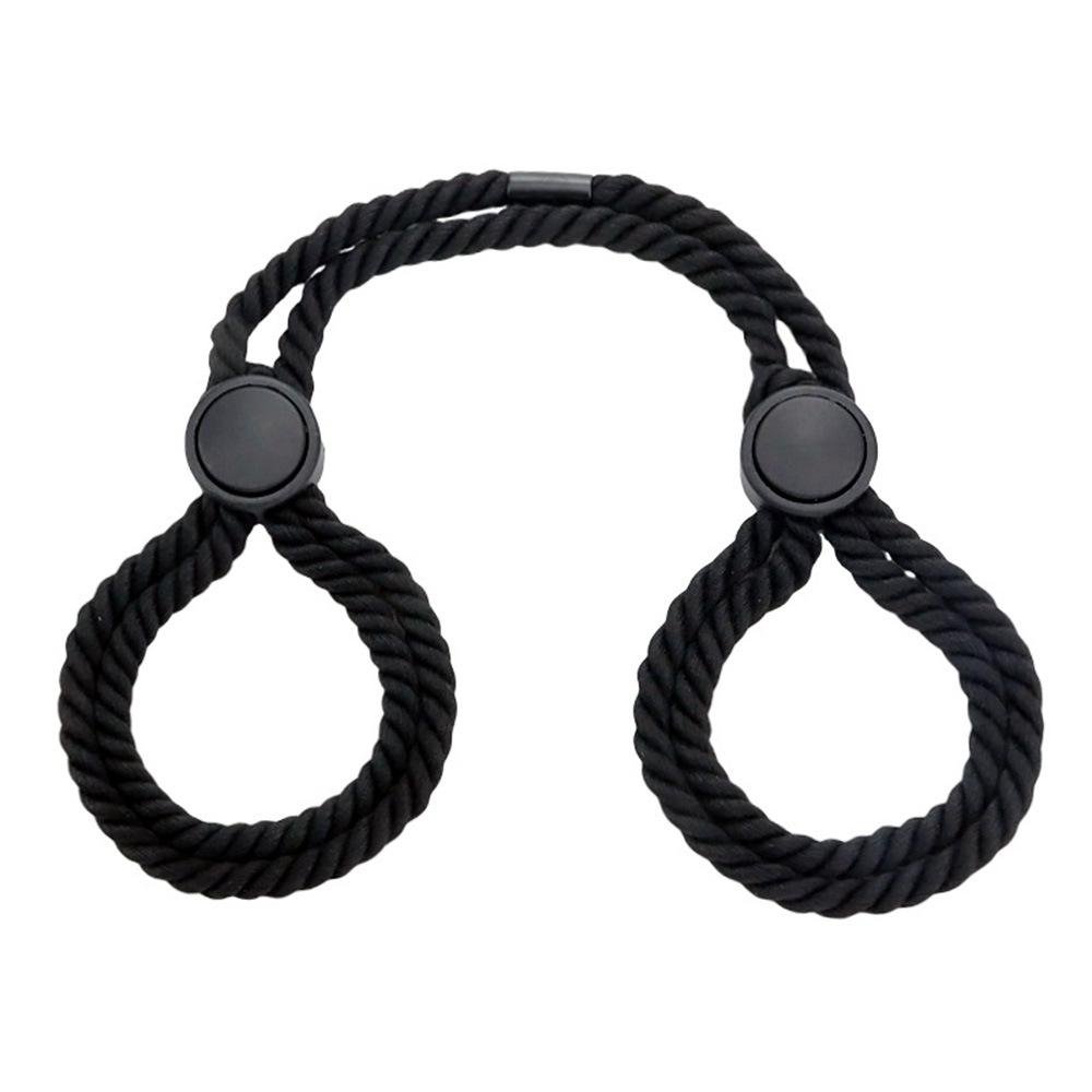 Erotic SM Binding Rope, Handcuffs, and Foot Cuffs - Restraint Toys for Adult Couples