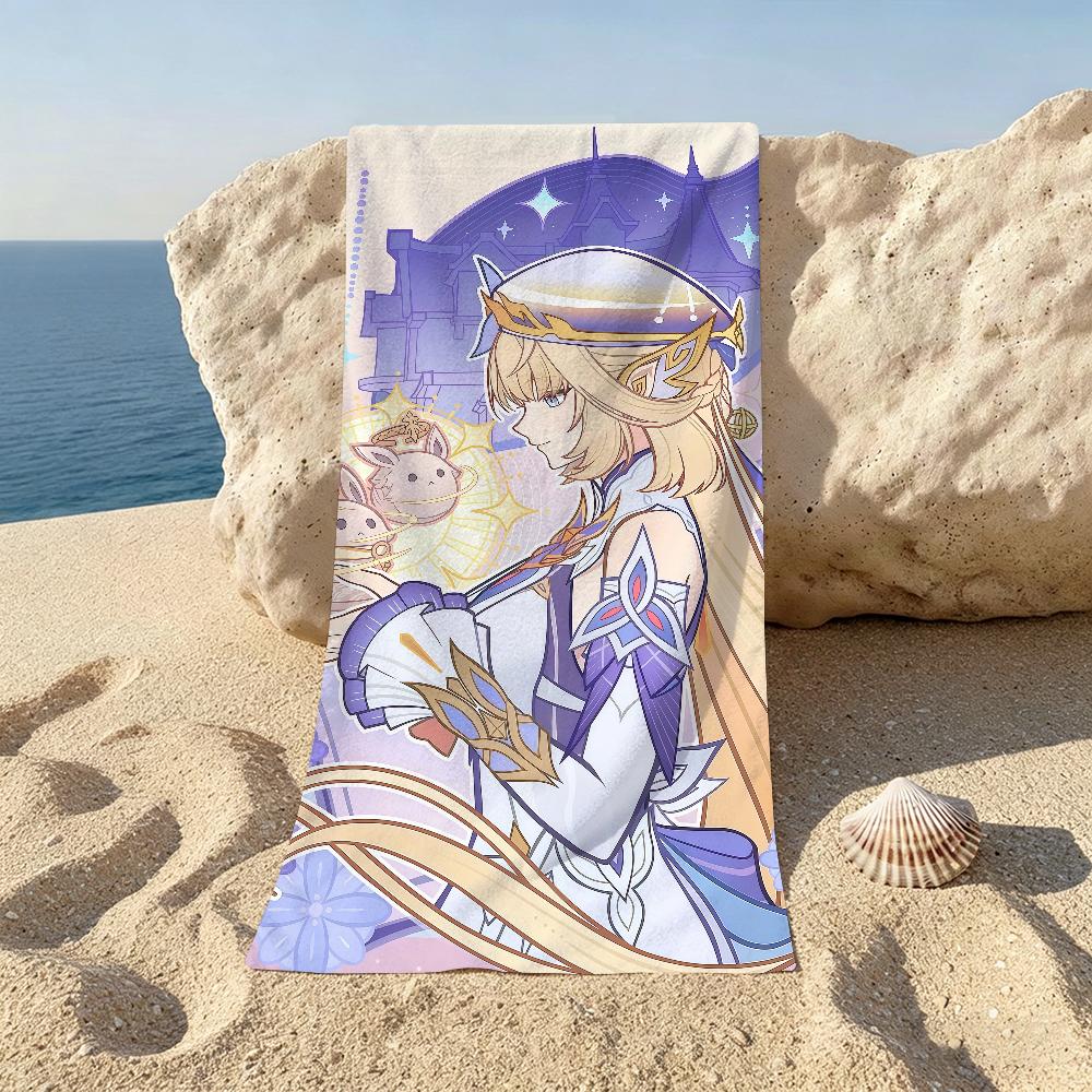 Game Genshin Impact Nicole Reeyn Beach Towel For Beaches Yoga Studios Gyms Hot Springs Swimming Pools And Picnics