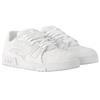 Louis Vuitton Trainer 2025 Spring Men's Collection Cow Leather Low Top Skateboard Shoes Unisex White 1ADER9