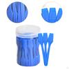100 Pieces Makeup Spatulas Foundation Mixing Tool Cosmetic Spade Reusable Easy Clean
