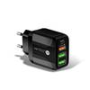 Chargeur Rapide Multi-Ports GaN 65W PD33W QC3.0, Norme Européenne 9V/12V